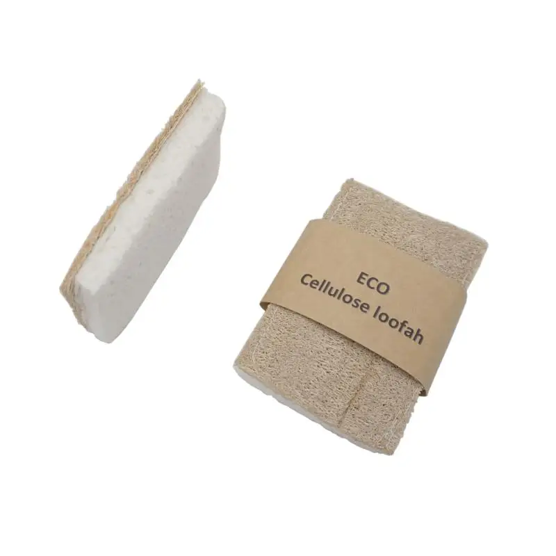 organic  loofah cellulose natural loofah sponge kitchen