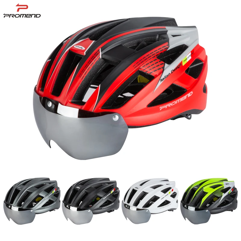 

2021 NEW CUSTOMIZED BICYCLE HELMET WITH MAGNET LENS IN-MOLD SAFETY HIGH QUALITY HELMET BICYCLE SMART BICYCLE HELMET