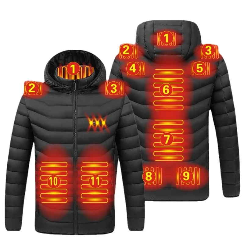 

Fast Heat Warm Clothing USB Powered Heated Coat Winter Autumn Heating Down Jackets TH21003