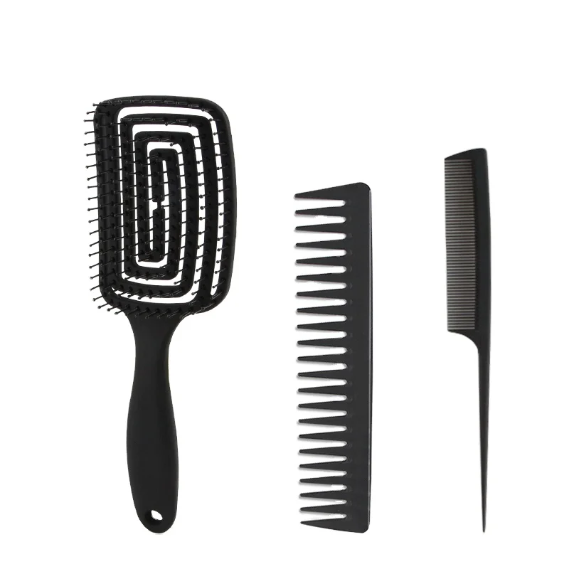 

Masterlee 3 Pieces/sets Hairdressing Massage Comb Barber Large Sectioning Brush Comb Sets