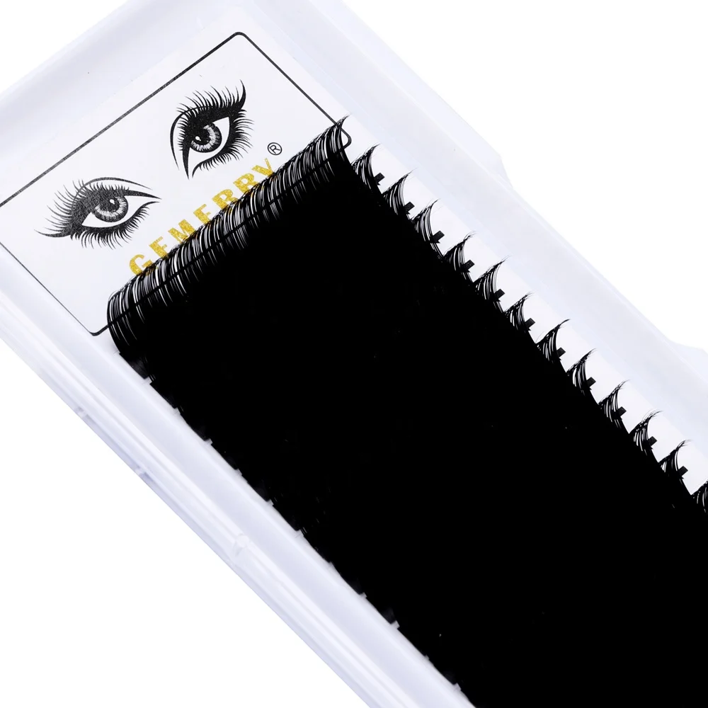 

Hot Selling Individual Eyelash Extensions Accept Customize Private Label Eyelash Extensions 100% Handmade Silk Eyelash Extension