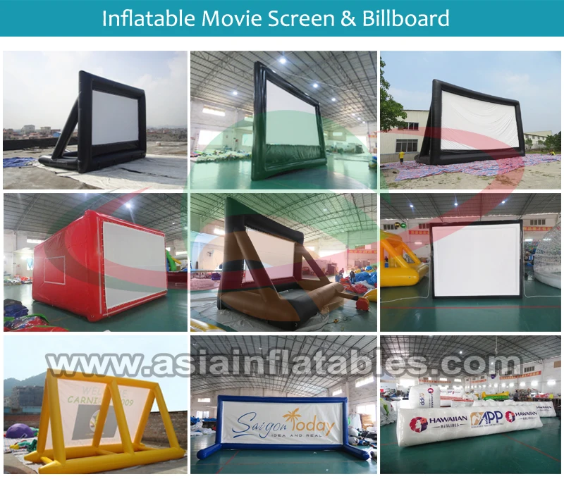 Factory price inflatable golf simulator tent with movie screen , inflatable Golf Simulator Driving Range Tent