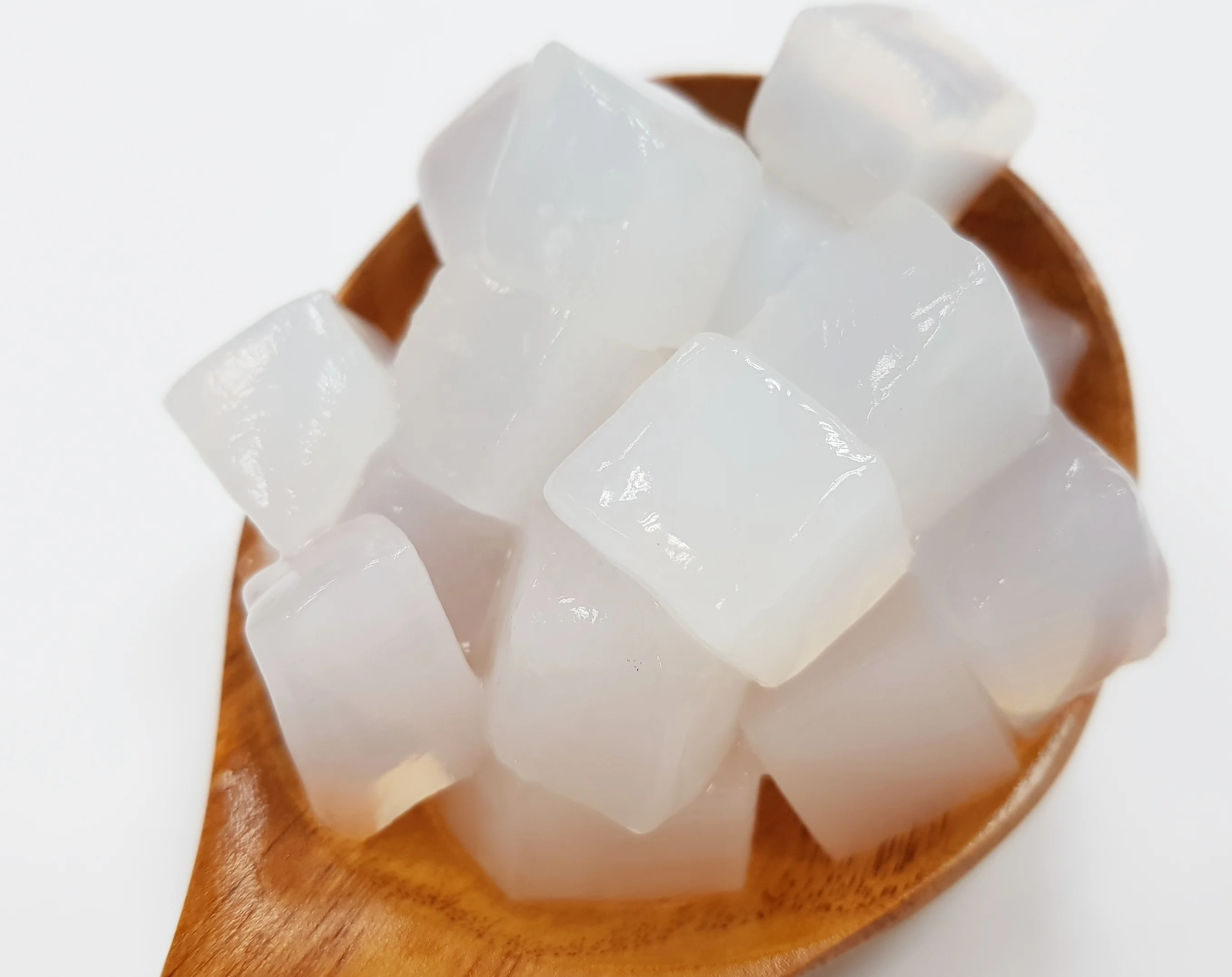 
Nata de coco dices in light syrup 