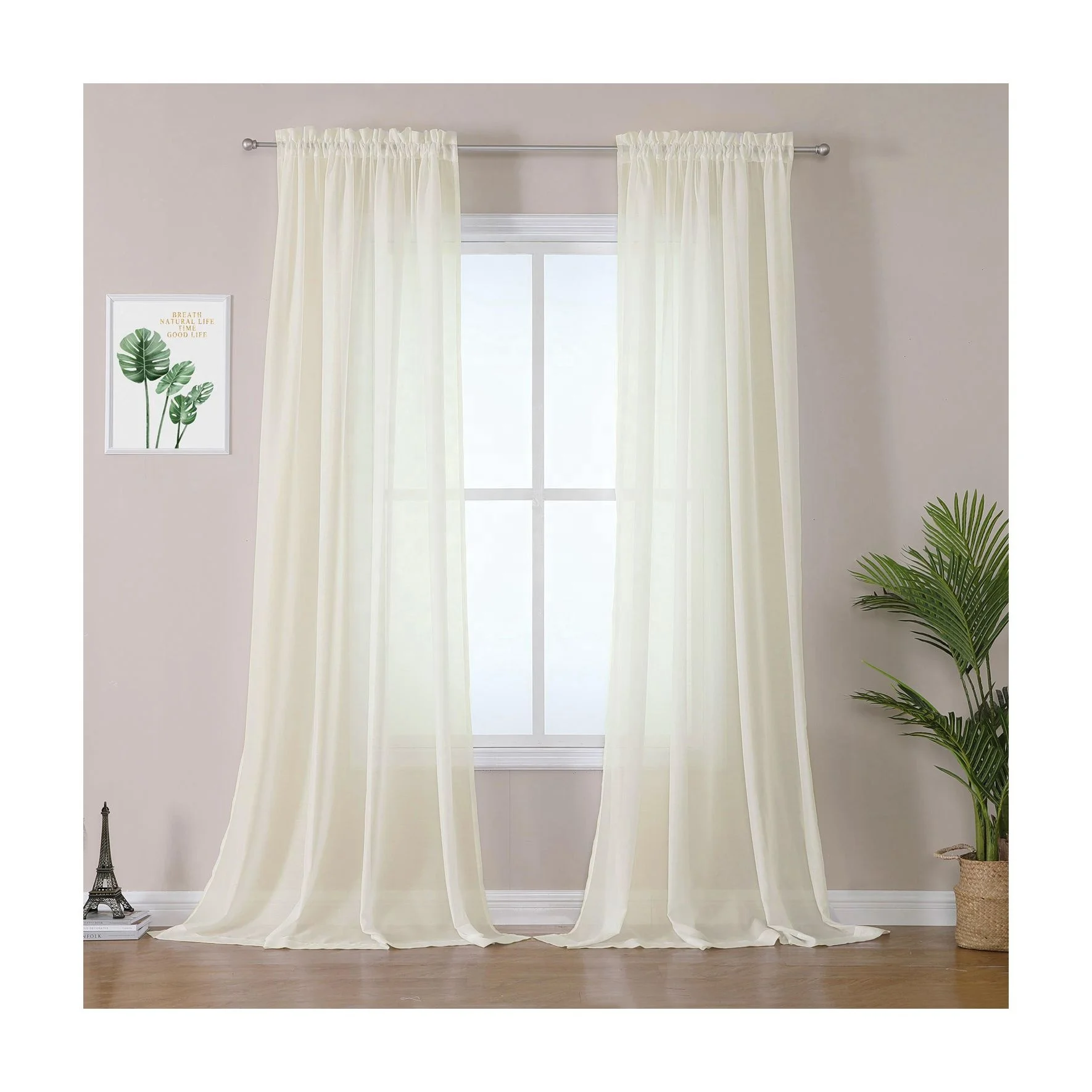 

Hot Sell New Good Quality Window Panel OWENIE Cheap Ready Made Turkish White Sheer Curtain for Living Room