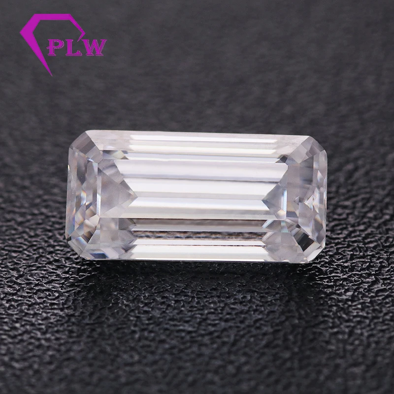 

Provence Diamond Loose Jewelry Making Elongated Emerald Cut Moissanite 9X15MM Man-Made Diamond Lab Created Stone