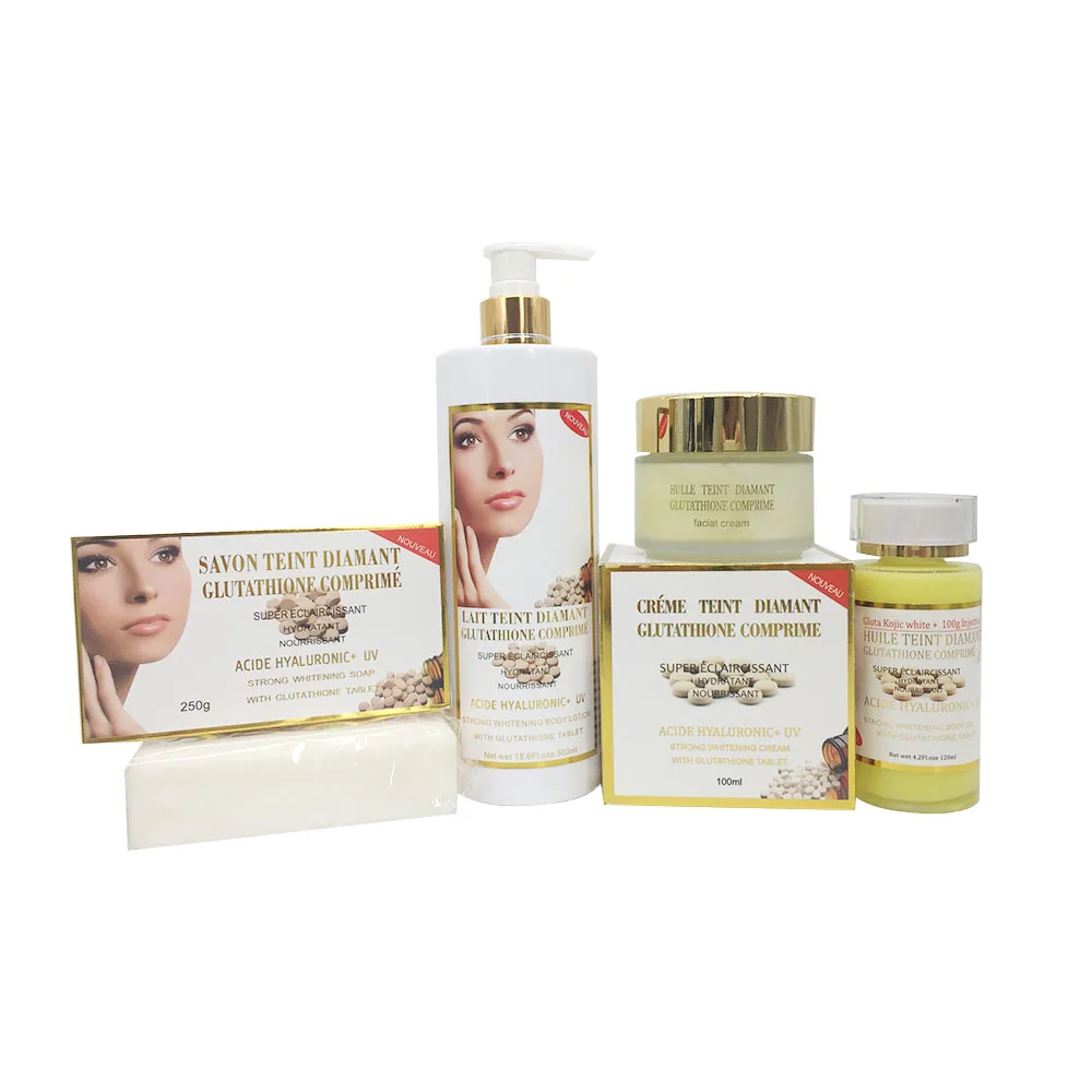 

Strong Whitening Skin Care Set With Gluta Tablet Lait Teint Diamant Gluta Comprime Super Eclairssant Anti-blemishes