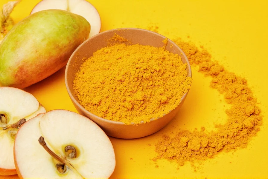 Turmeric and apple cider vinegar mixture in glass