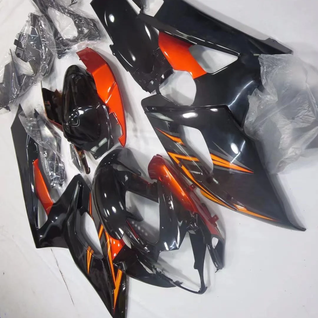 

2021 WHSC Plastic Fairings Kit For SUZUKI GSXR1000 2005-2006 black, Pictures shown