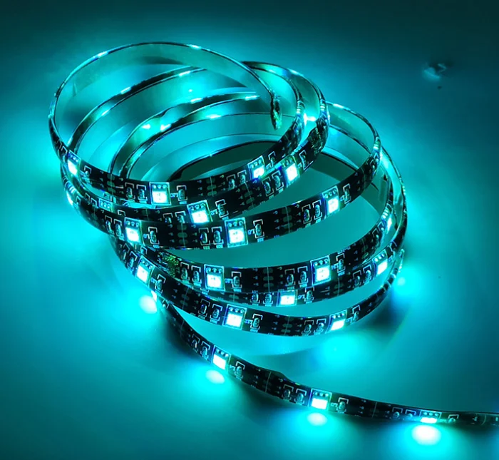 Tv Backlight Kit Led Strip Light Rgb  2m Dc5v Controller Car Laptop Waterproof Luminous 60pcs led strip light