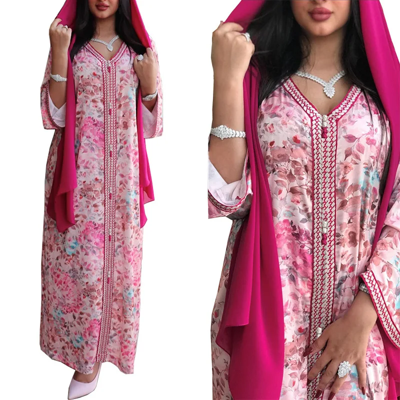 

HJ ZMDR90 high quality milk silk muslim women maxi dress hijab styles muslim abaya women muslim dress dubai