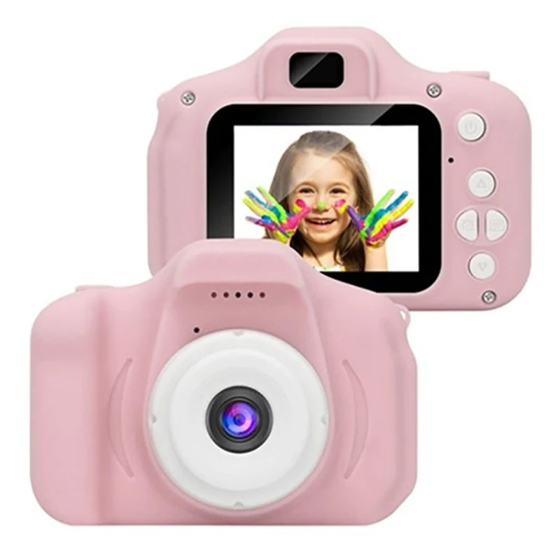 

Dropshipping X2 Mini Kids Digital Video Camera Creative for kids gifts, Green,blue,pink