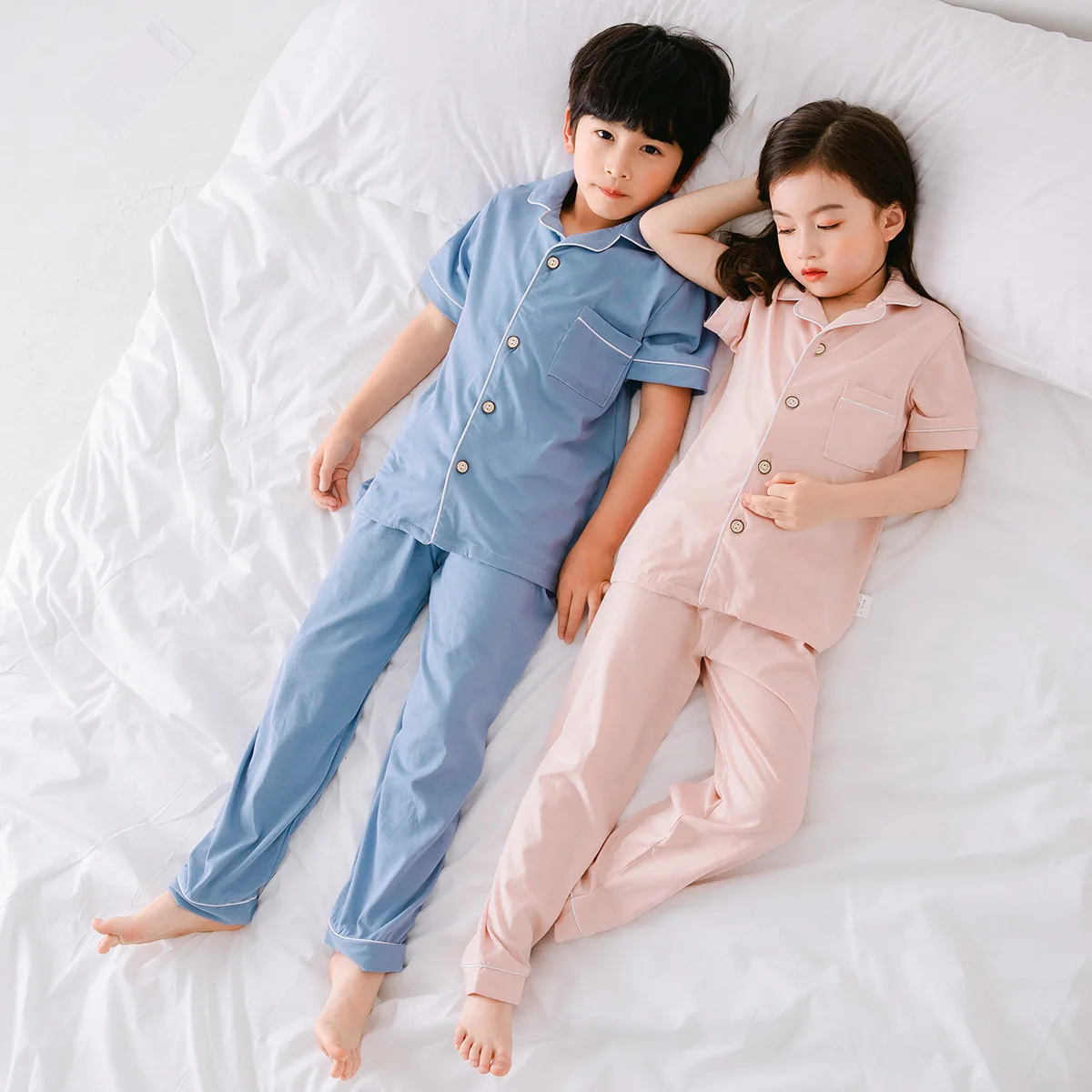 

2021 New Design Kids Pajamas Set Bulk-wholesale-kids-pajamas Children's Cotton Homewear Wholesale with Bom/one-stop Service