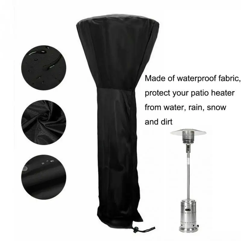 LOGO Custom 600D Oxford Waterproof Homful Patio Heater Cover,Garden Gas Heater Covers
