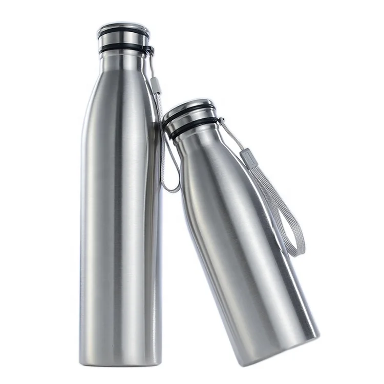 

1000ml Single Layer Stainless Steel Water Bottle Sport 2020, Silver