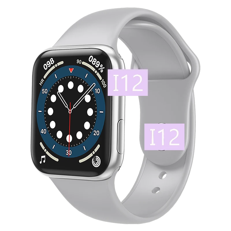 

Hot Selling I12 BT Call Sport Smartwatch Waterproof IWO 13 Series 6 Fitness Tracker Heart Rate Blood Pressure Smart Watch Bands