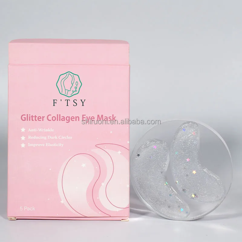 

Amazon's best-selling Natural Jelly Eye Mask Fade Fine lines glitter collagen eye mask