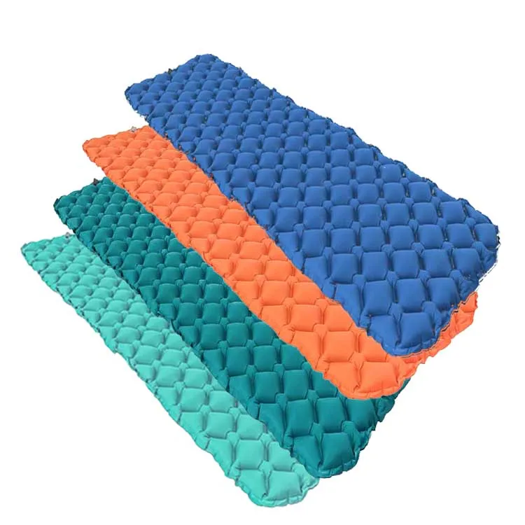 

Light Weight TPU Nylon Air Pad ultralight Self Inflating Camping Mat sleeping pad, Orange,blue,green,dark green,customized