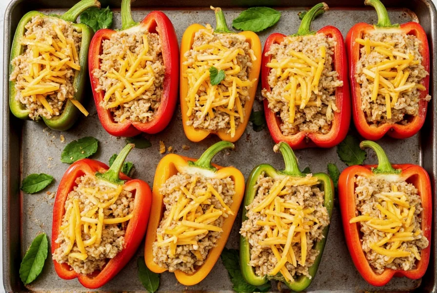 stuffed bell peppers with rice simple reliable recipe