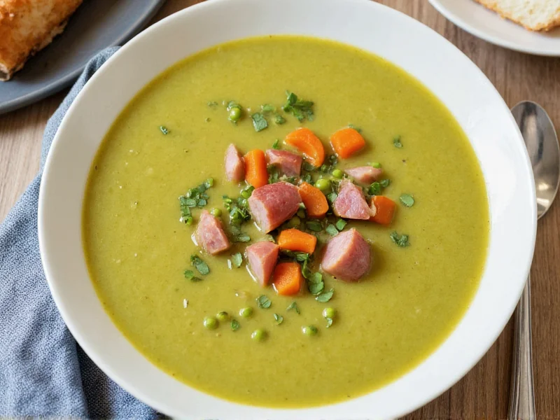 Classic Pea Soup Recipe with Ham: Simple & Hearty