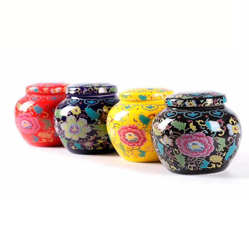 Star Packaging Wholesale Customized Ceramics Storage Candle Jar Holders Lanterns With Lid for Sugar Tea Coffee Package Box