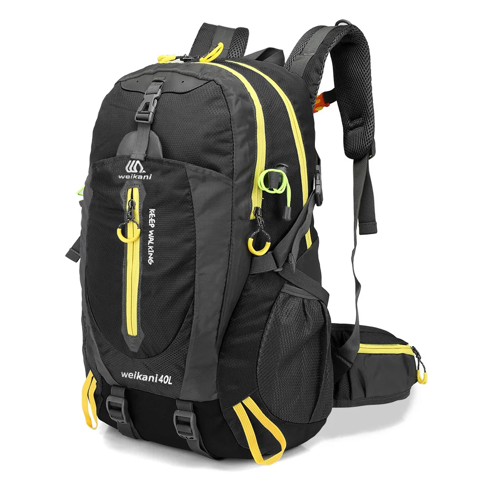 

Waterproof Climbing Backpack Rucksack 40L Outdoor Sports Bag Travel Backpack Camping Hiking Backpack Women Trekking Bag For Men, Many colors