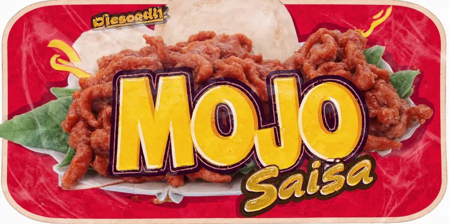 Final dish featuring mojos salsa