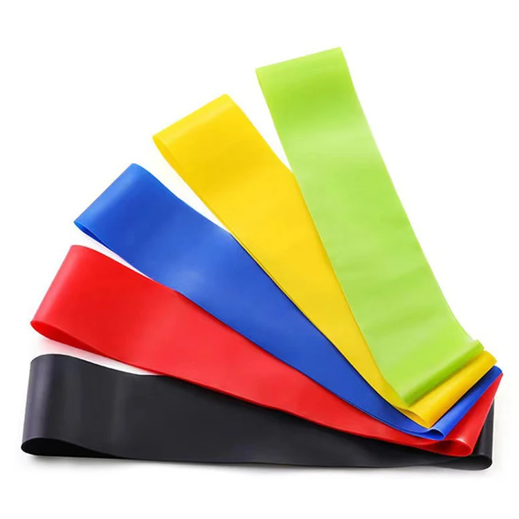 

Top Sale Resistance Bands Assist Bands Set Annular Elastic Yoga Ring Tension Band Latex Tension Ring, Green/blue/yellow/red/black