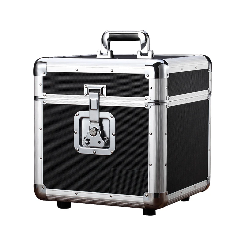Aluminum CD DVD Record Storage Case Box with Hard Shell Customizable OEM Support Low Price