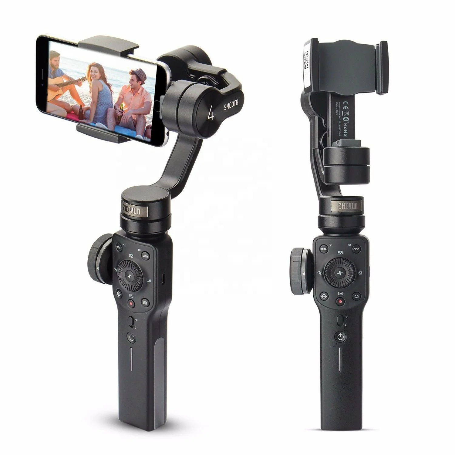 

Zhiyun Smooth 4 3-Axis Handheld Gimbal Stabilizer w/Focus Pull & Zoom For IOS Android Smartphone