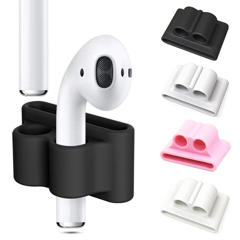 

silicone watch wrist strap aint lost pro stand holders silicon earphone for apple for airpods for air pod, Customized color