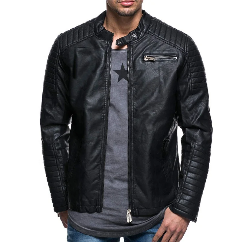 

Hot sales Leather Jacket Fashion Casual Men's Jackets and Big/Tall Men's Jackets Cold Winter, Can provide different swatchbooks to choose colors