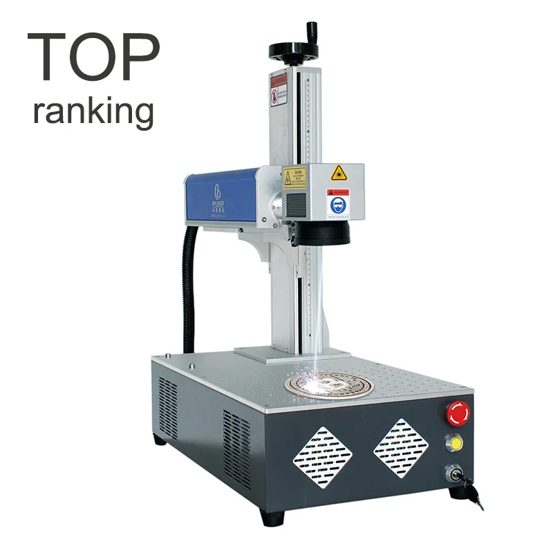 

Low price 20W 30W 50W Portable Small good Engraving Max Raycus Desktop Fiber Laser Marking Machine Price for Metal