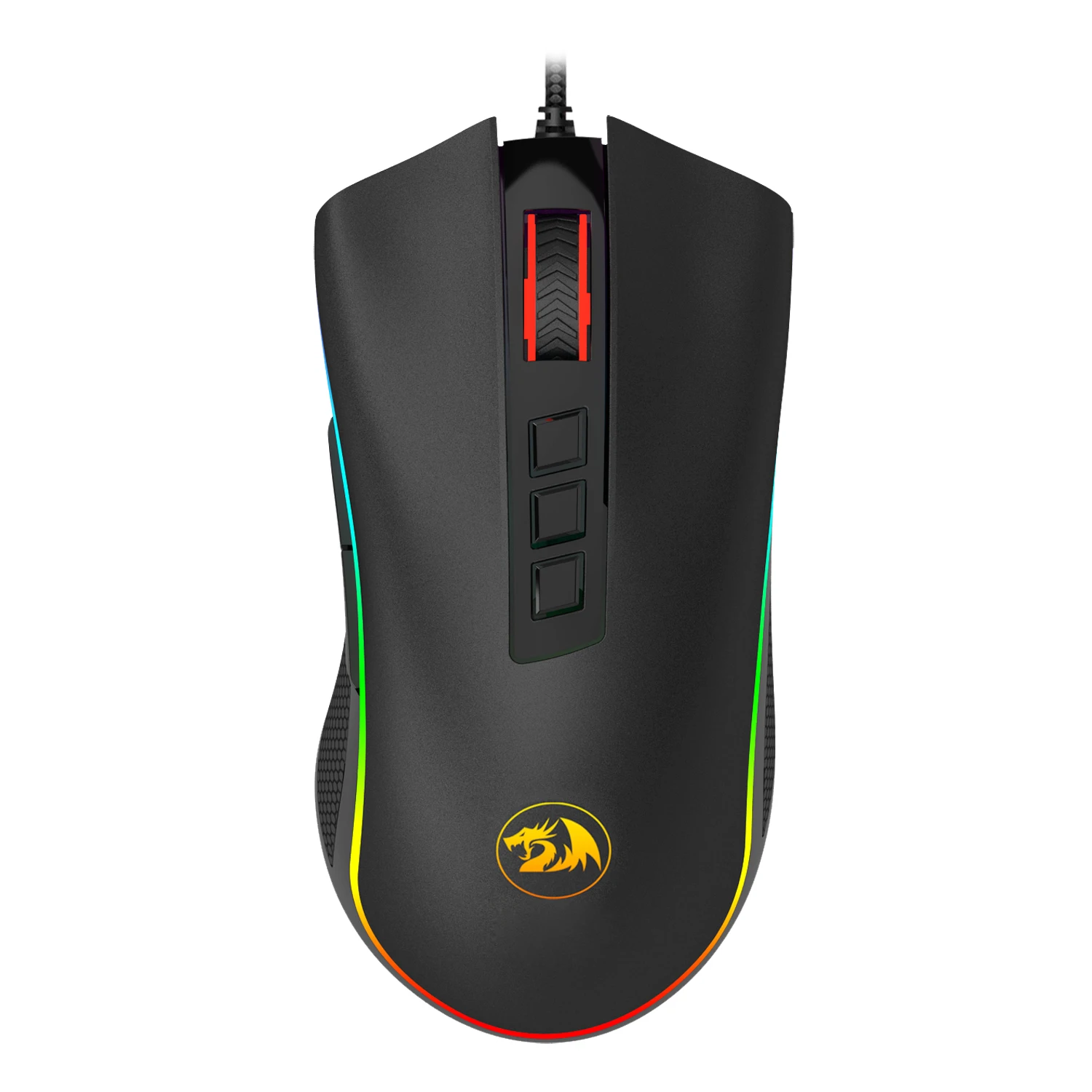 

Redragon M711 Chroma Wired Gaming Mouse 16.8 Million RGB Backlit Gaming Mouse, Black