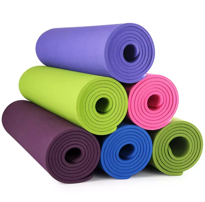 

TPE Gymnastic Sport Health Lose Weight Fitness Exercise Pad Women Sport Yoga Mat, Green, violet, purple, pink, blue