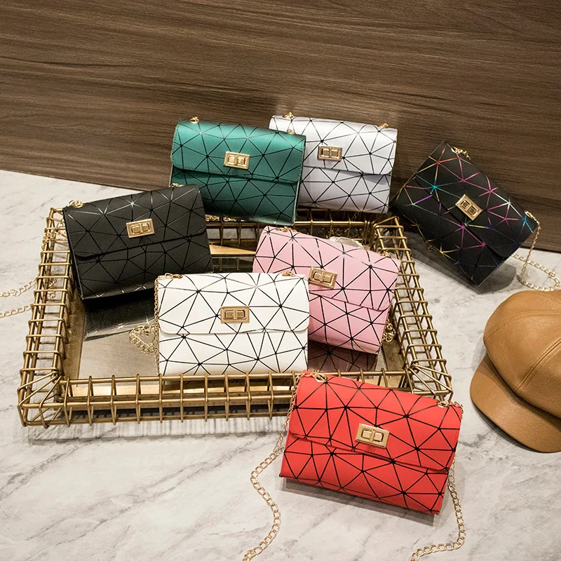 

B-043 Wholesale ladies hand bag wholesale newest popular crossbody handbags for women square shoulder bag, Picture