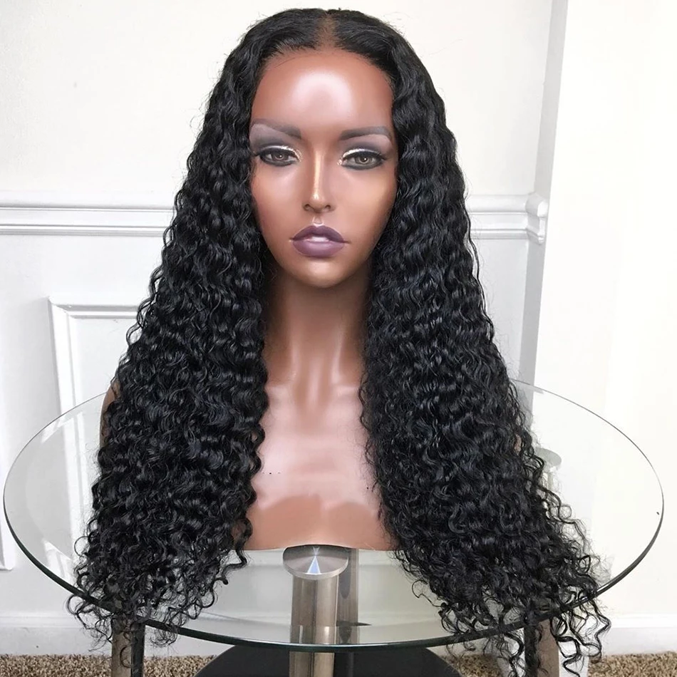 

2021 Preco Com Desconto No Atacado Addictive Renda Marrom Medio Renda Encaracolado Profundo Peruca Frontal Cabelo Humano