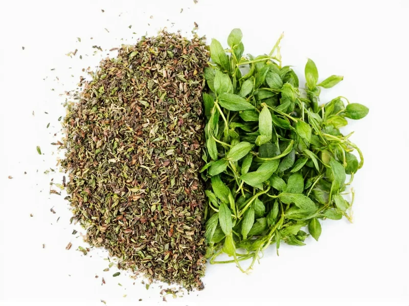 dried vs fresh herbs