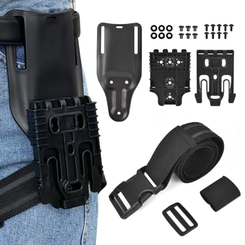 Tactical Quick Release Gun Holster Adapter Hunting Accessories With Leg Strap QLS Quick Locking System Kit