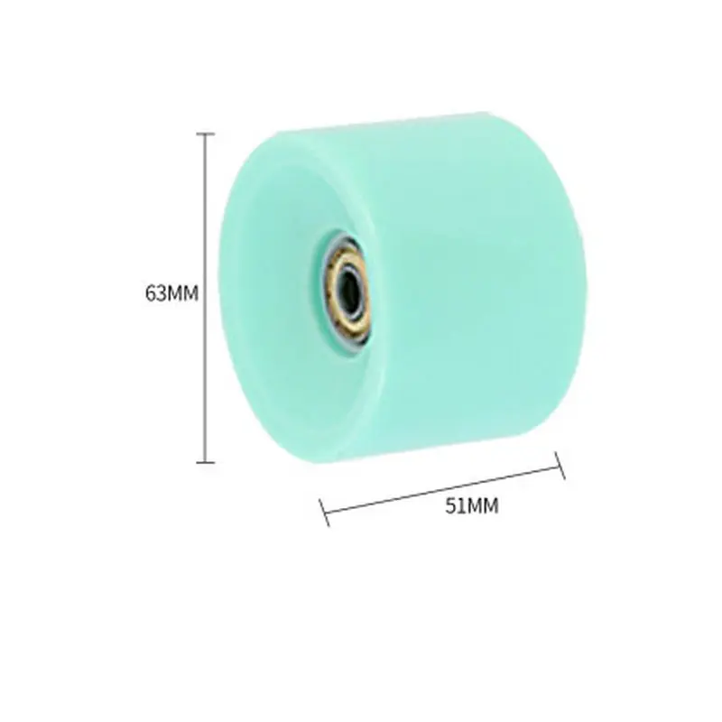 

Skateboard long low noise four wheel skateboard accessories brush street high elastic wear 4 wheel big wheel pulley, Picture