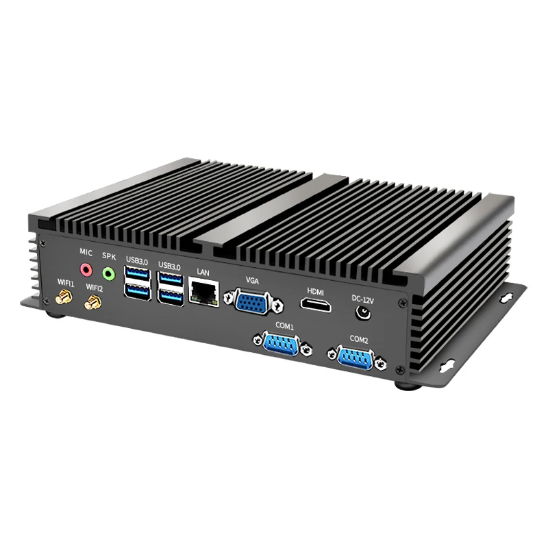 

Wholesale I5 7200U Fanless Industrial PC Win Embedded SOC System Rugged Mini ITX PC 12V X86 Mini Computer PXE Wake-on-LAN 8G RAM