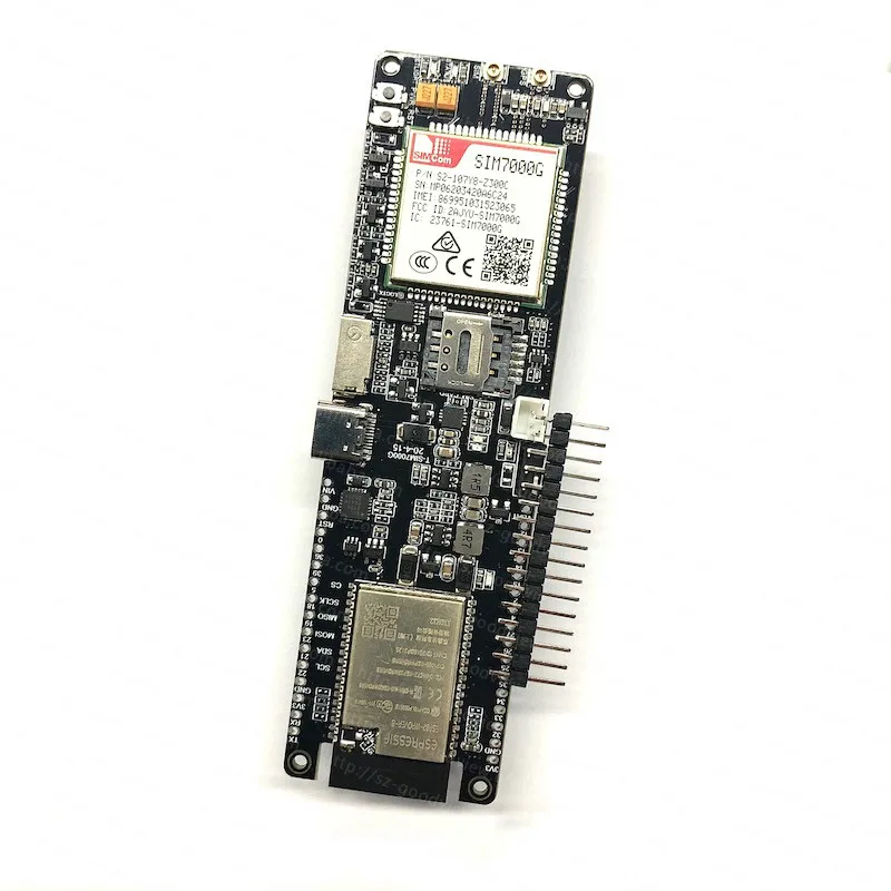 

SIMCOM LILYGO TTGO SIM7000G Board 4G LTE Cat-M1 & NB-IoT BT IoT Module ESP32-WROVER-B Chip T-SIM7000G Development Kit