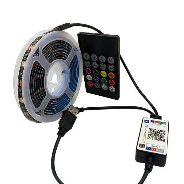 Waterproof SMD5050 RGB  Bluetooth USB  led strip light TV back lighting kit led strip light with 20Keys IR Remote