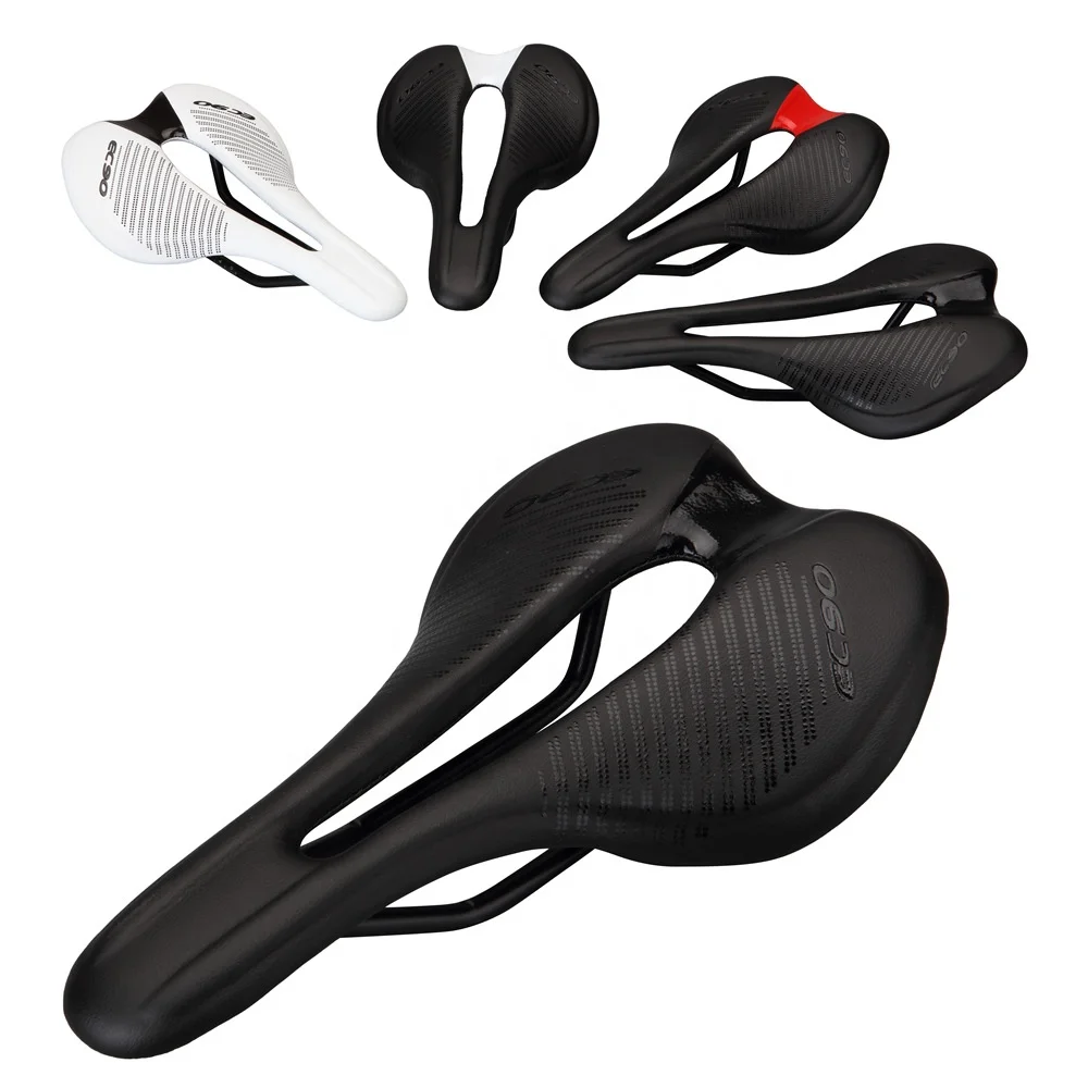 

Nylon fiber bicycle cushion road bike seat artificial mountain bike saddle cushion, Black