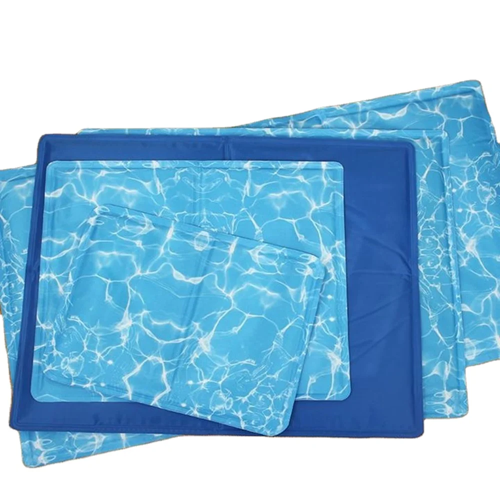 

Sea Blue Cool Dog Mats Large Size New Ice Summer Dog Bed