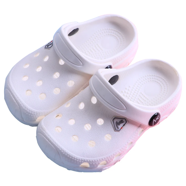 
Wholesale Hot Seller Custom Logo Unisex Soft EVA Kids Clogs Breathable Children Clogs Shoes in Summer 