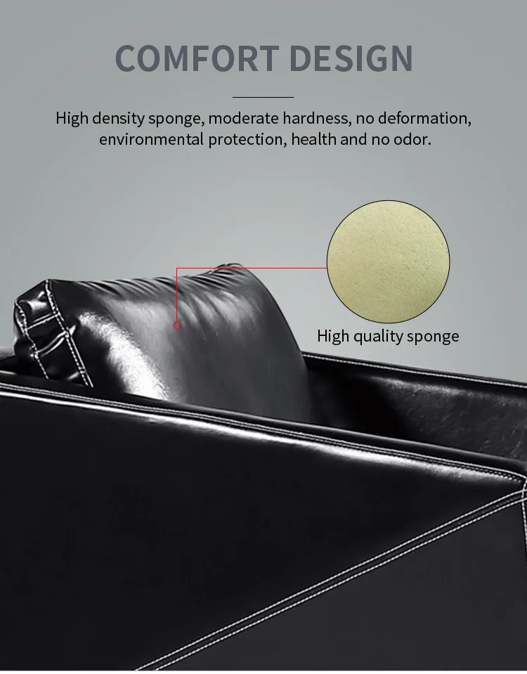 Pengpai Metal Feet Foshan Modern Furniture Pure Leather Sofa Set