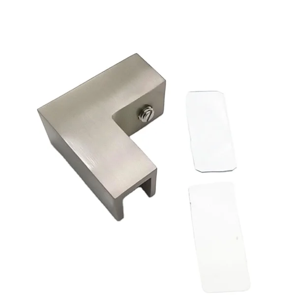 Aluminium U Channel For Glass Shower Screens With Sliver Black Color