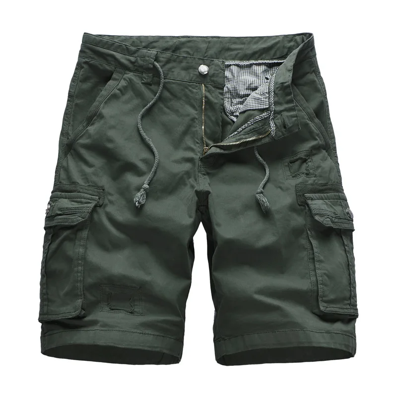 

2022 new summer casual cotton straight casual men's cargo shorts