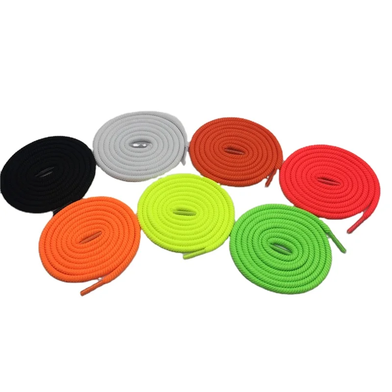 

Xuansi direct selling solid color Tough pattern Round Polyester shoelaces