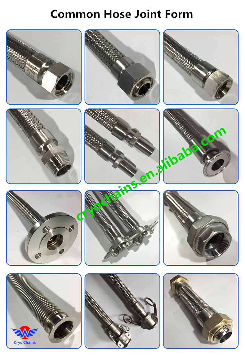 Low Temperature Vacuum Jacketed Piping Coupling Cryogenic Steel Pipe With Flanges Buy